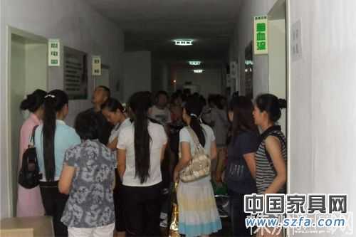 蝶依斓工会组织全体员工进行身体体检