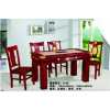 家富源实木业 餐桌椅整套6张椅子一站桌子