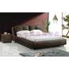品牌家具 软床 圣米岚 612#咖啡色真皮 双人床 畅销款