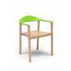 iMuse实木椅子餐椅 扶手时尚创意会客椅子休闲椅家具凳子