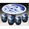 青花陶瓷瓷桌居家用品园林用品