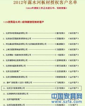 五木家具：百分百使用吉林森工露水河板材