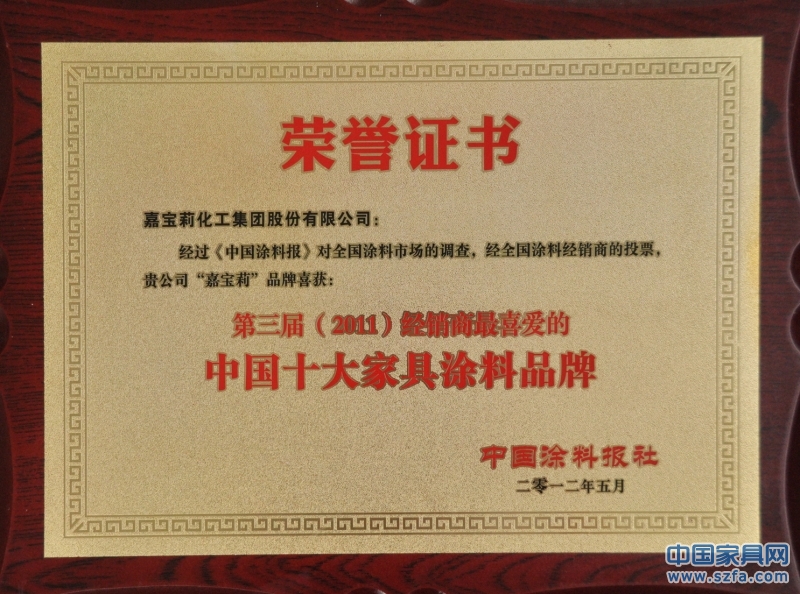 十大家具涂料品牌