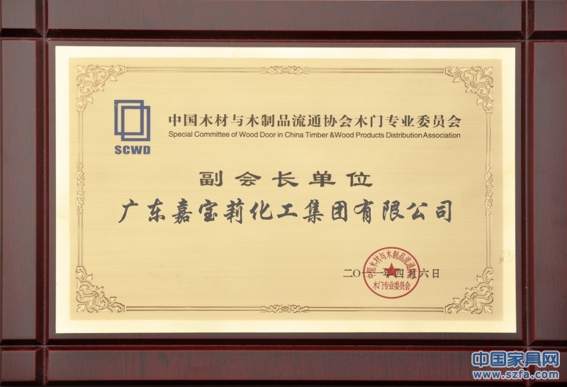 中国木门窗专业委员会副会长