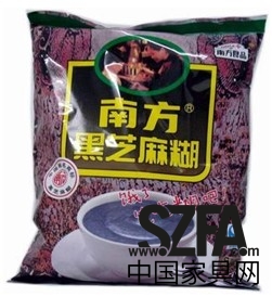 芝麻糊真空包装机包装效果