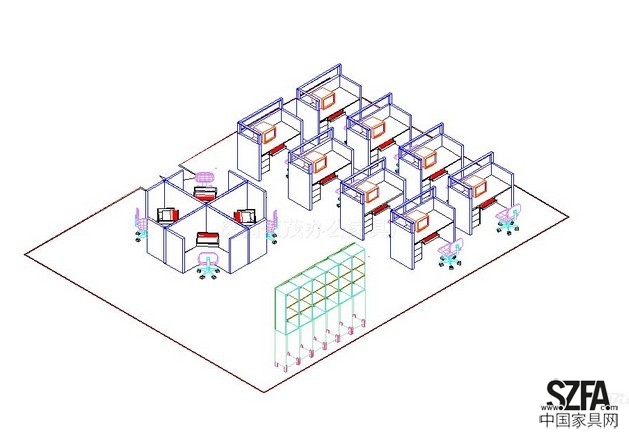 办公家具设计图纸