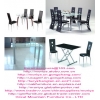 05 Glass Dining Table Chair