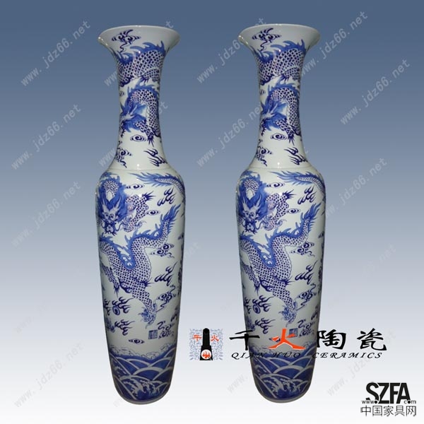 1两米雕龙戏水陶瓷大花瓶DPDK01200001-200 48
