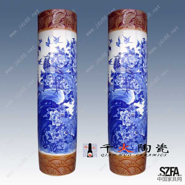 9富贵荣华陶瓷剑筒DPJT01409009-180