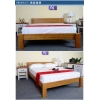 拜占庭家具 1.8米新婚床 纯实木白橡木双人床 简约现代床