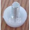 M6M8白色塑料家具底部调节脚,家具桌椅支撑脚垫