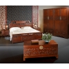 新中式家具 榆木家具 现代中式家具柿柿如意包厢床床头柜樟木箱