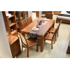 博丰家具餐桌餐桌椅组合6人餐桌实木家具 中式实木餐桌组合家具