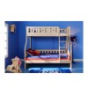 松堡王国 北欧松木儿童高低床 青少年生态儿童家具1.2米