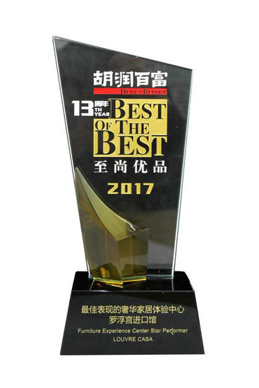 罗浮宫进口馆蝉联“奢华家居体验中心”殊荣