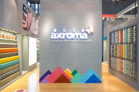 axroma 2017CIFF OLEFIN布料引户外行业关注