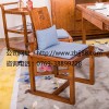 展博餐椅可定制新中式白蜡木纯实木工厂直销批发