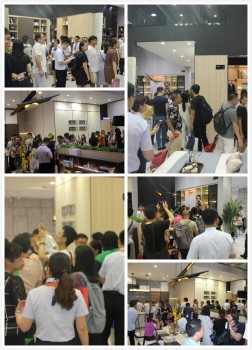 建博会第三天，蒂亚娜展厅热度持续走高