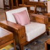 实木沙发 实木单人沙发 沙发价格 优质沙发中式东莞家具定制
