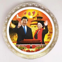 定制人物肖像陶瓷礼品纪念盘厂家