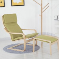 北欧风格波昂休闲椅木框休闲椅