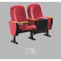 广东连排软座会议椅厂家直销带写字板礼堂椅会议椅