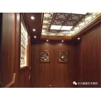 盛福建材竹炭轻奢整体背景墙（白龙玉