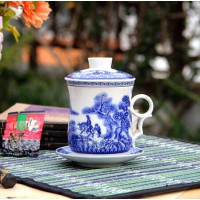 陶瓷茶杯景德镇厂家定制会议陶瓷礼品茶杯