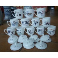 十二生肖年终福利礼品陶瓷茶杯新年礼品陶瓷茶杯订做定制