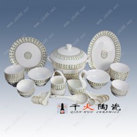 景德镇陶瓷餐具厂家 加图案餐具定制