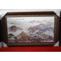 景德镇专业定制瓷版画山水瓷版画陶瓷瓷版画厂家