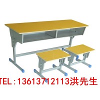 郑州可升降课桌椅——双人固定课桌椅|午托班课桌椅厂家（新闻）