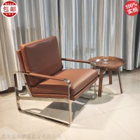 新中式 单人沙发椅 设计师休闲椅