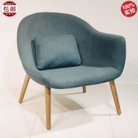 北欧设计师 单边扶手椅 现代简约  单人沙发