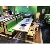 厂家专业定做火锅桌 火锅店家具 餐桌椅
