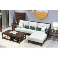 新中式简约实木家具 乌金木家具全屋定制