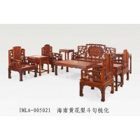 海南黄花梨斗勾梳化