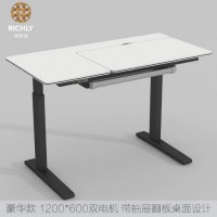 瑞奇丽电动自动升降桌站立式工作台可升降办公桌电脑桌智能书桌