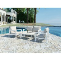 瑞奇丽北欧咖啡厅桌椅组合 轻奢简约客厅接待茶几铁艺沙发