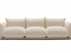 家庭家具<<白色软垫沙发>>